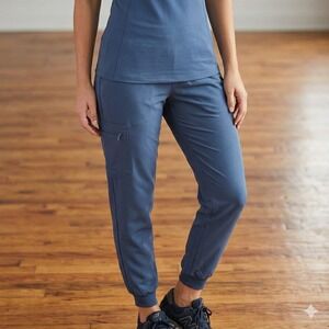 New FIGS Zamora 2.0 Jogger Scrub Pants Womens XL Dark Harbor Blue W18SW2005 NWT